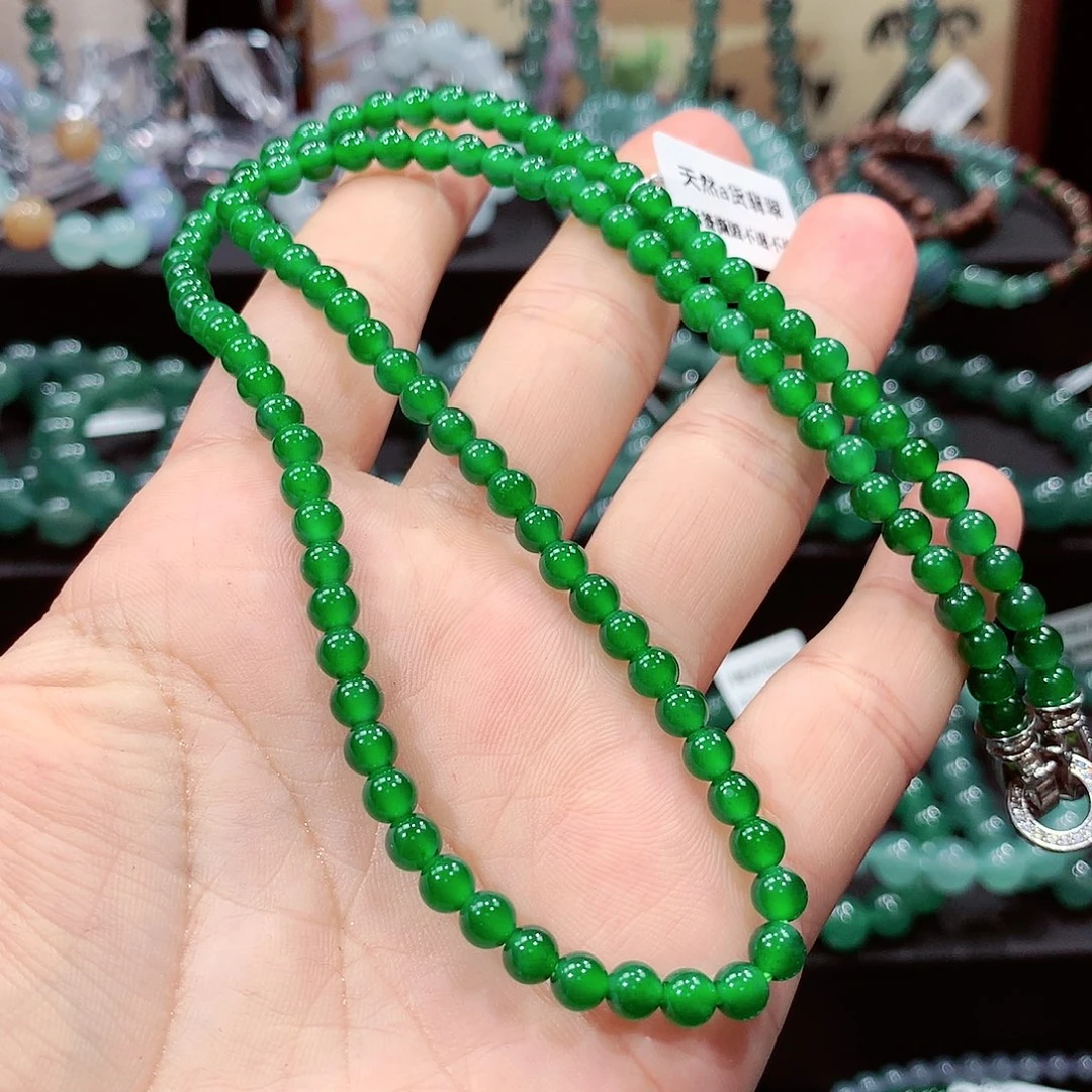 s***g翡翠未镶嵌手链卡5