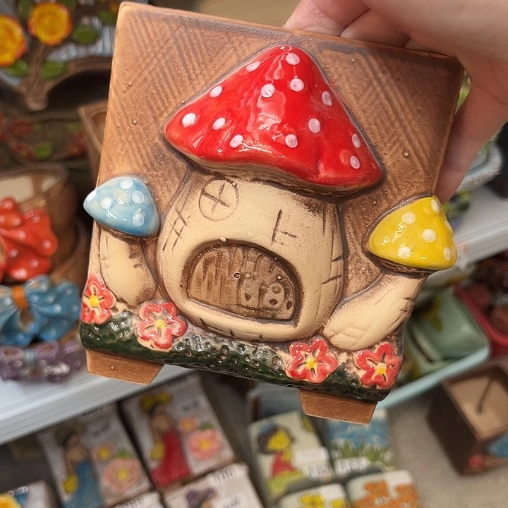 粗陶材质多肉花盆