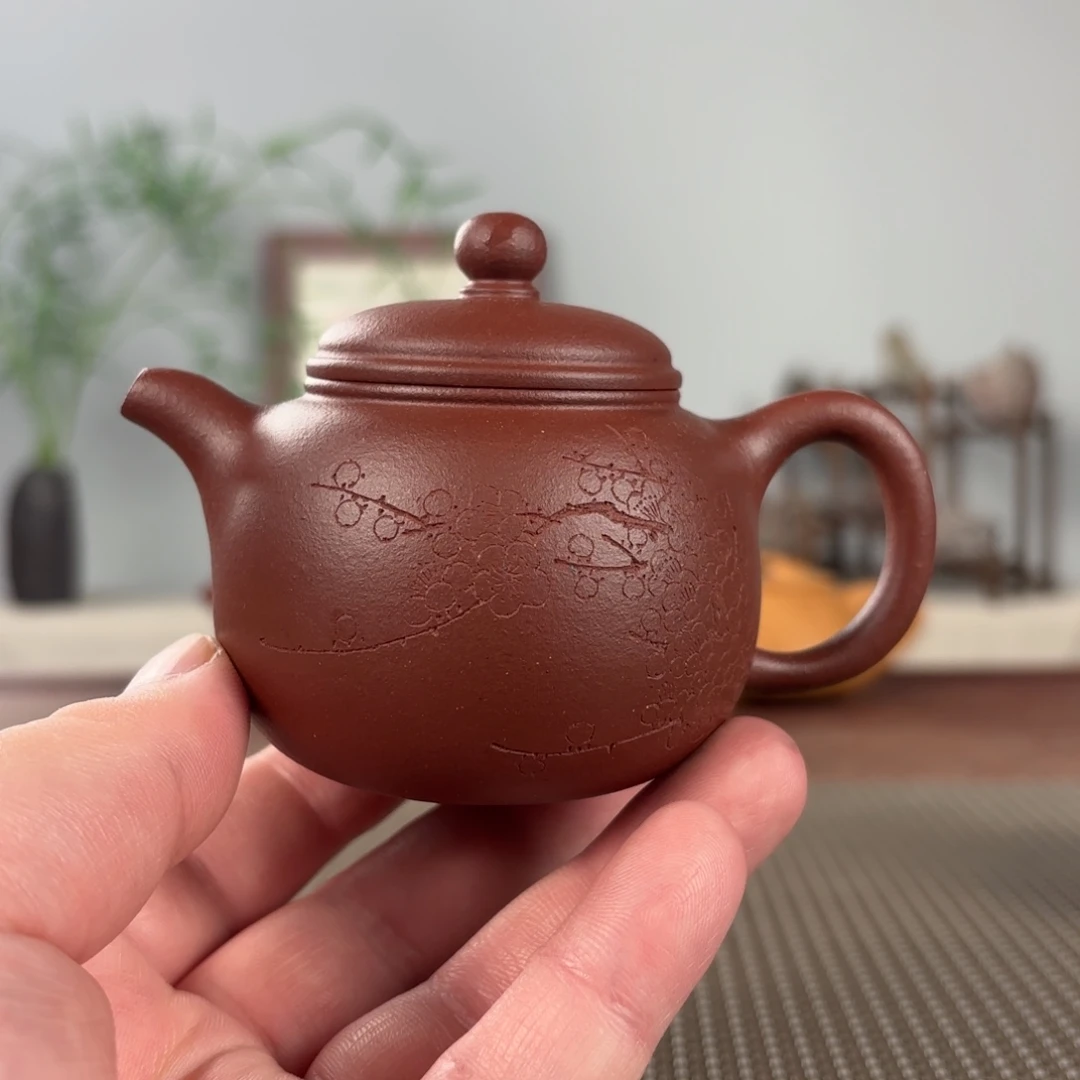 茶壶紫砂微瑕黄龙山原矿紫砂壶