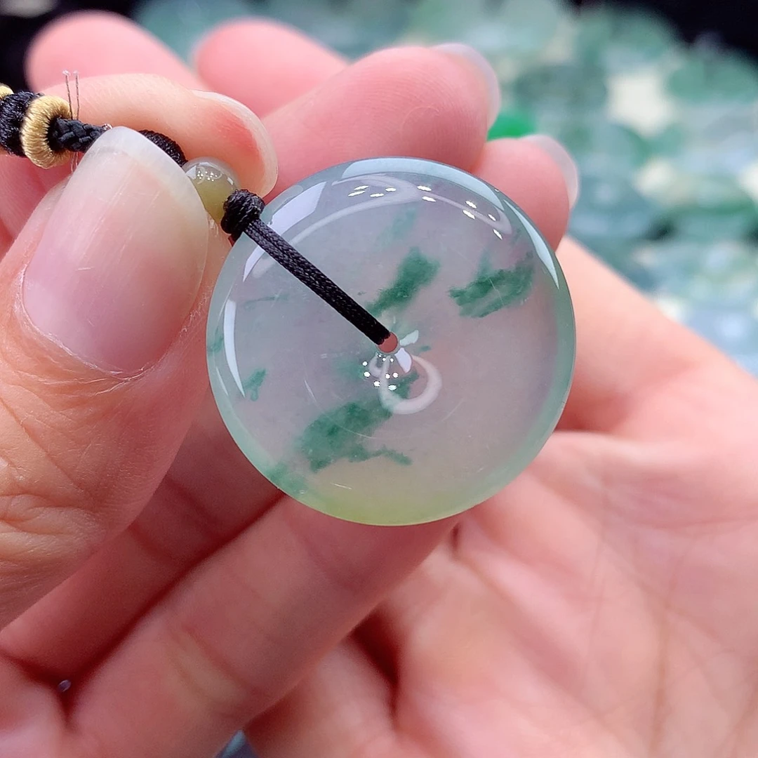 颈饰未镶嵌翡翠编号38尺寸26-5.6