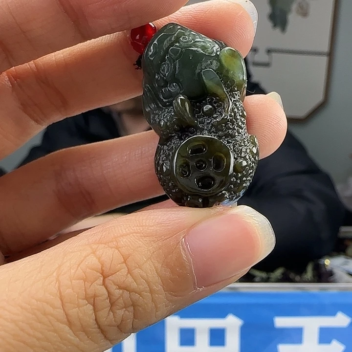 和田玉银S925镶嵌颈饰