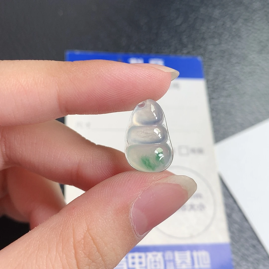 翡翠裸石缅甸天然A货翡翠冰种豆子