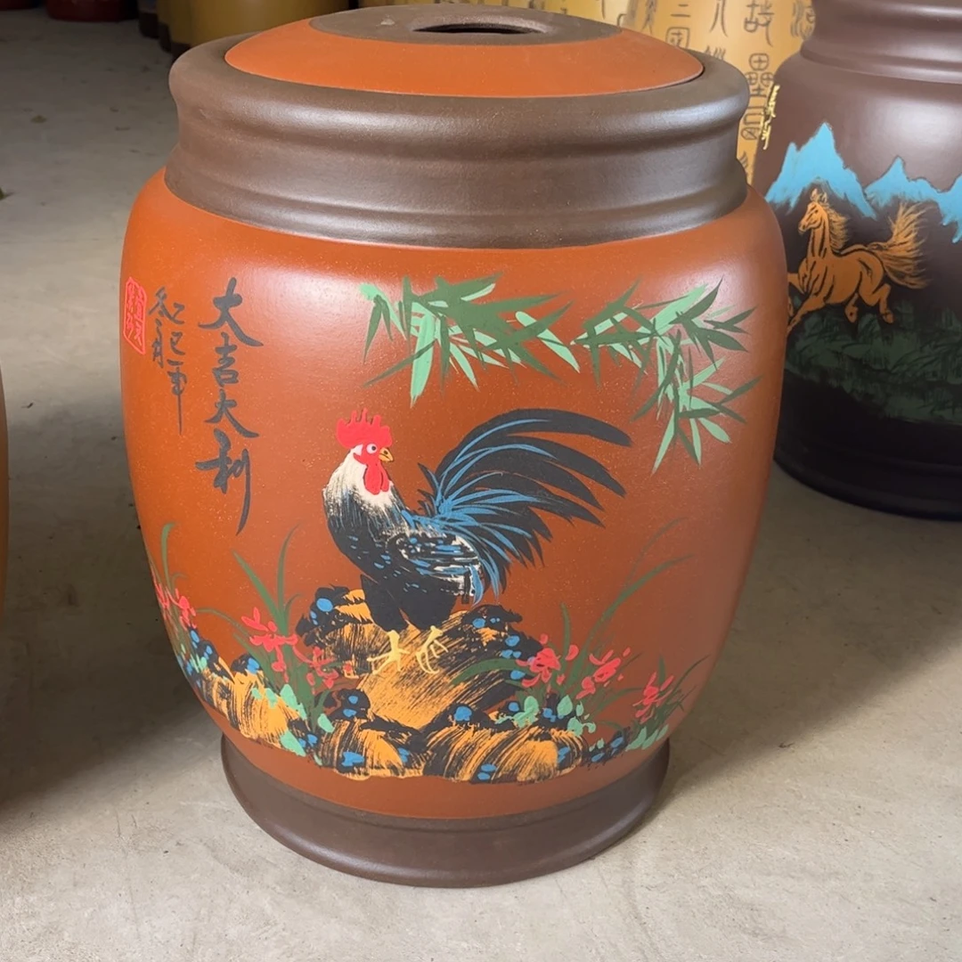 茶叶罐紫砂45 饼茶叶罐