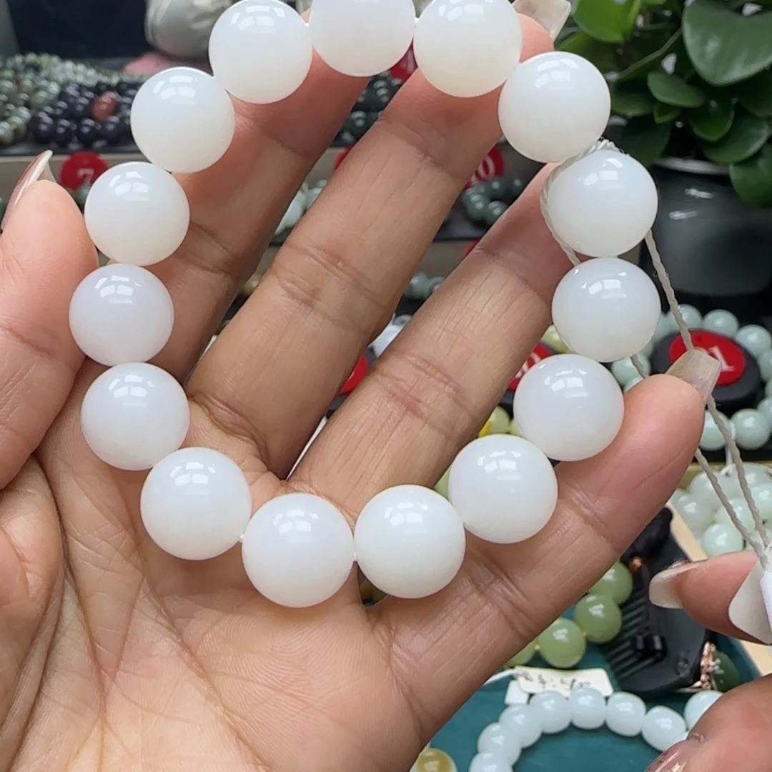 和田玉未镶嵌手链