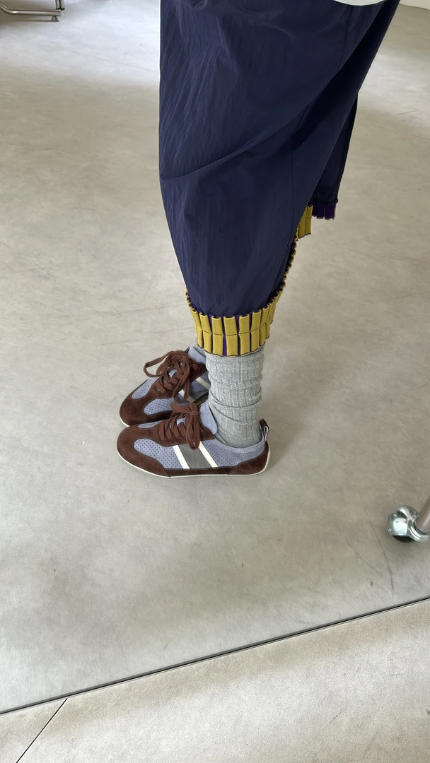 「ZDY」10155#ins巨巨巨巨洋气实穿百搭蓝咖配色运动鞋