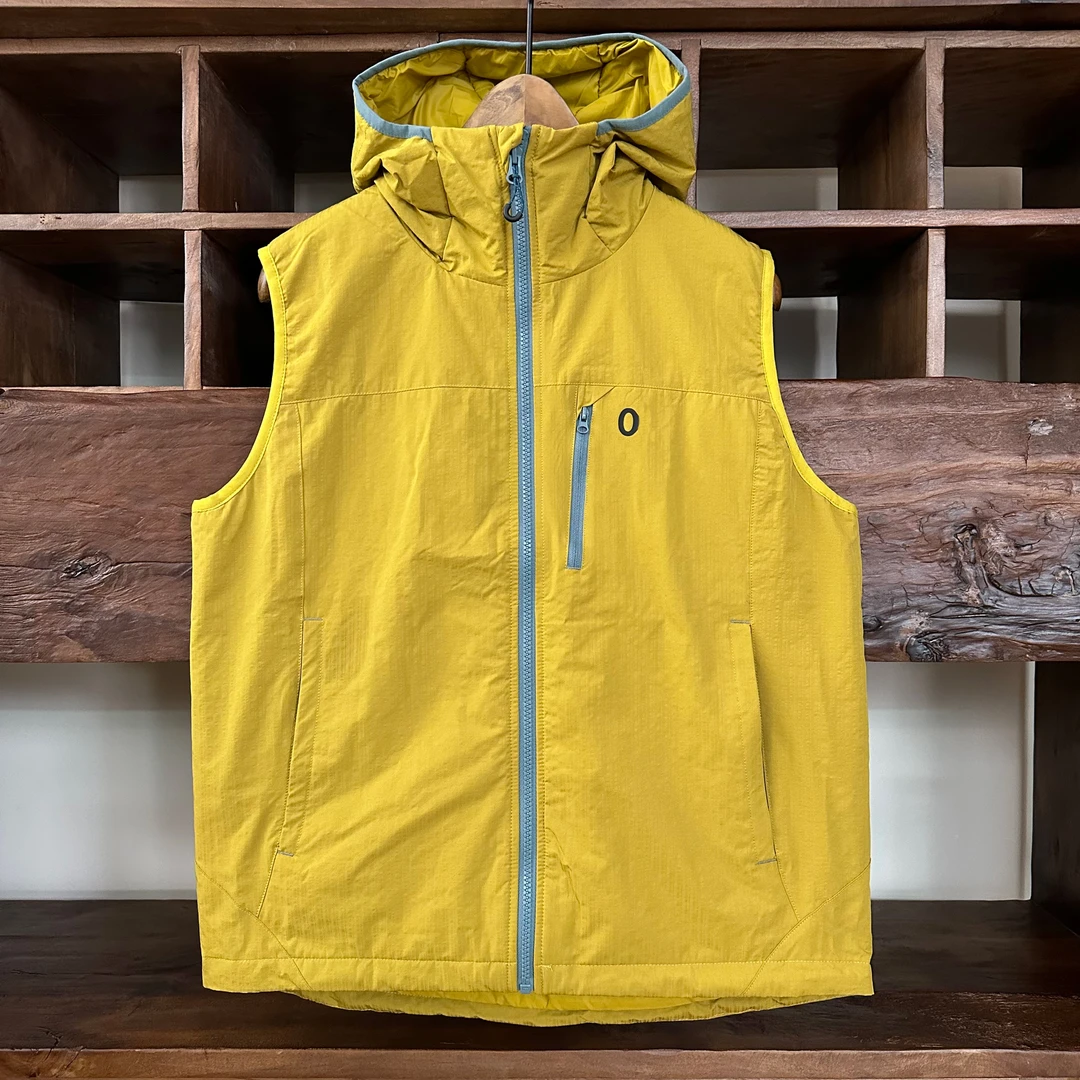 山系户外新款轻薄棉连帽时尚休闲拼色宽松背心马夹MA5SYDZ1272