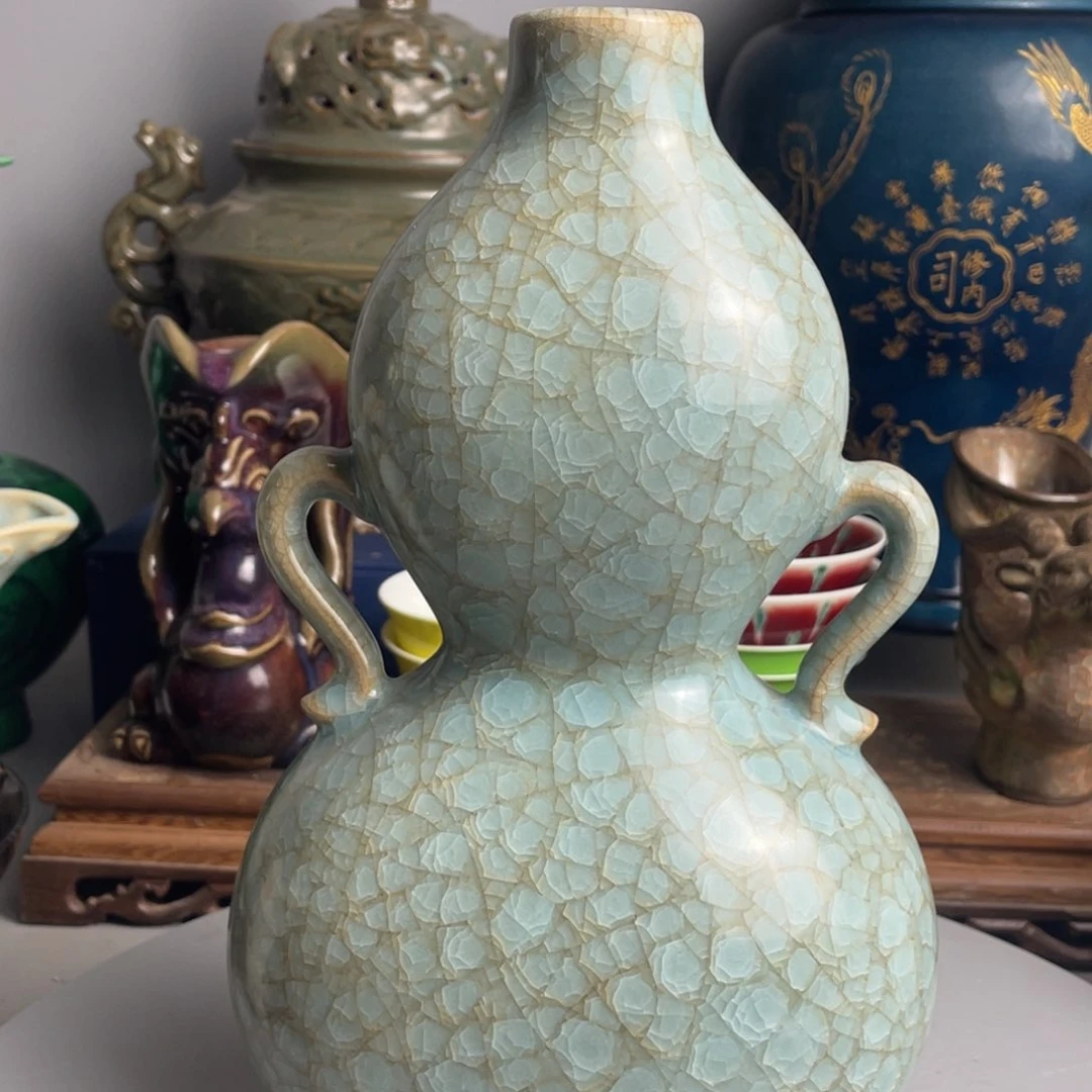 顶***呱摆件手工制作官窑瓷器