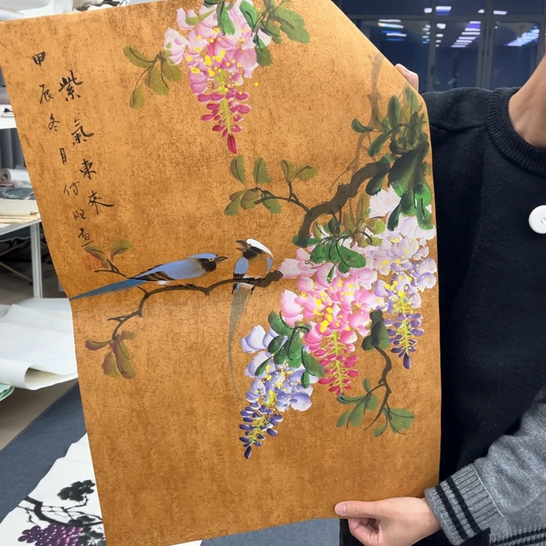 国画岁**烟宣纸纯手绘字画