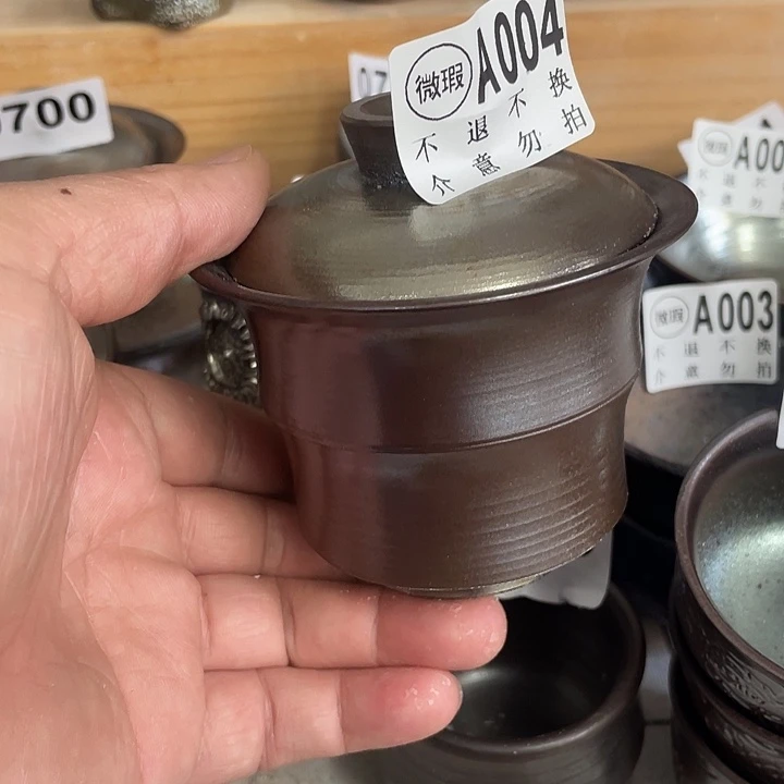 杯子陶柴烧纯手工004