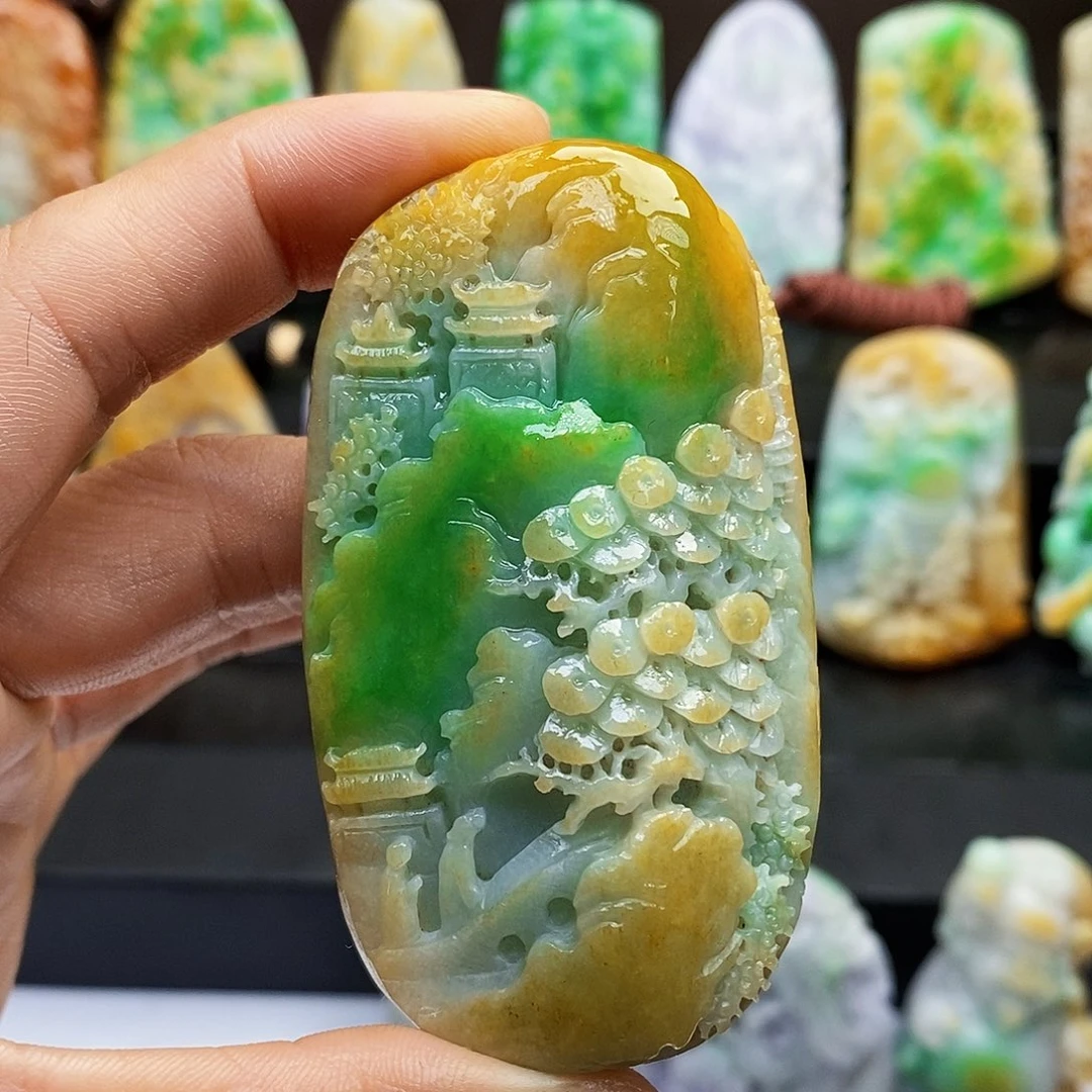 未镶嵌定制翡翠翡翠A货一物一证
