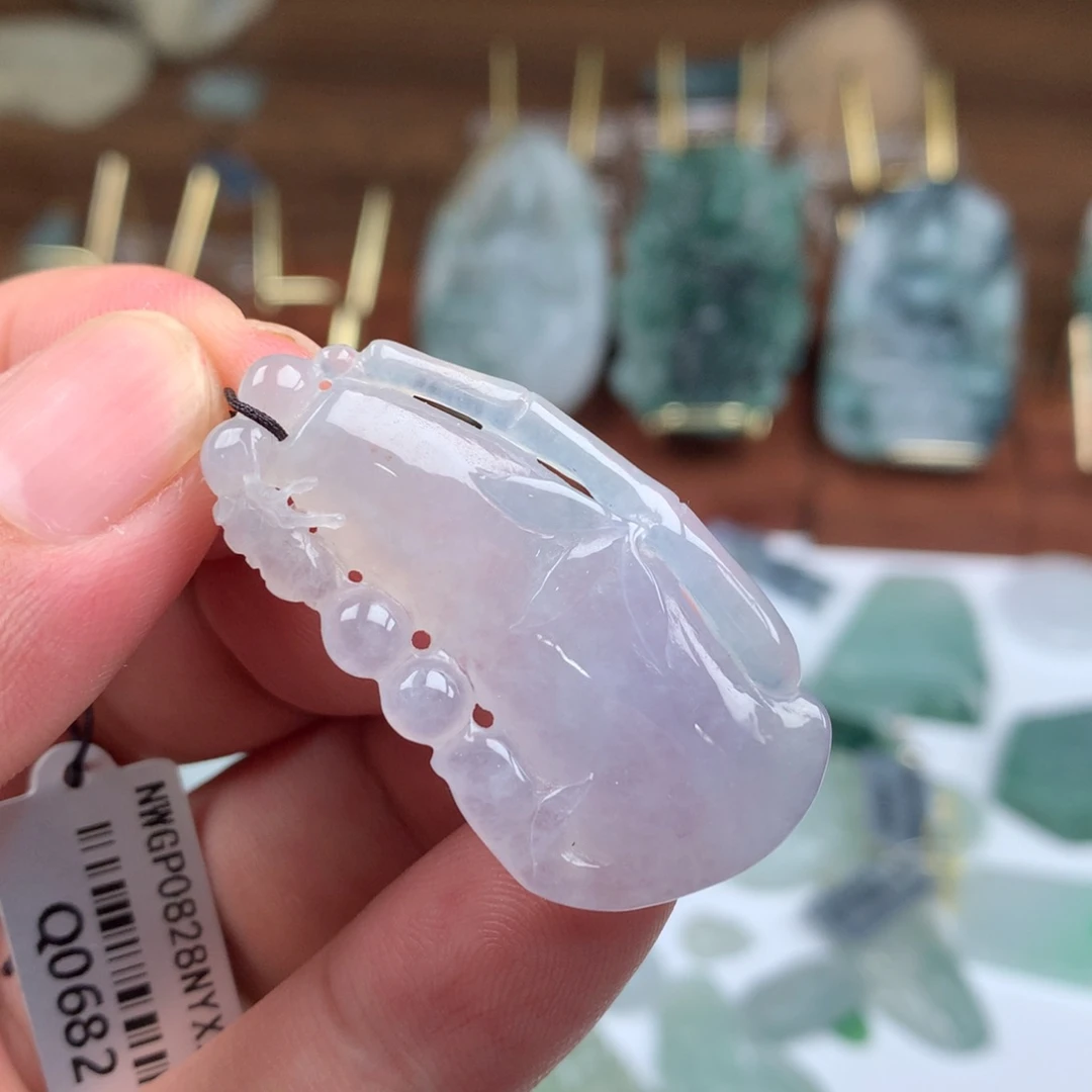 翡翠未镶嵌挂件123456