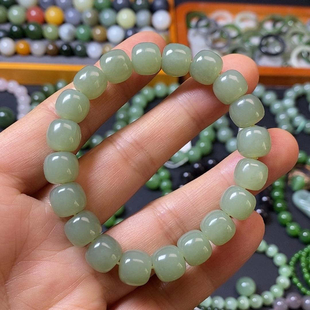 和田玉未镶嵌手链