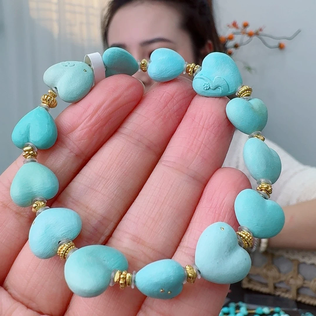 未镶嵌绿松石珠宝奇石