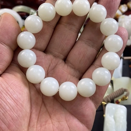 手串未镶嵌和田玉人**戏
