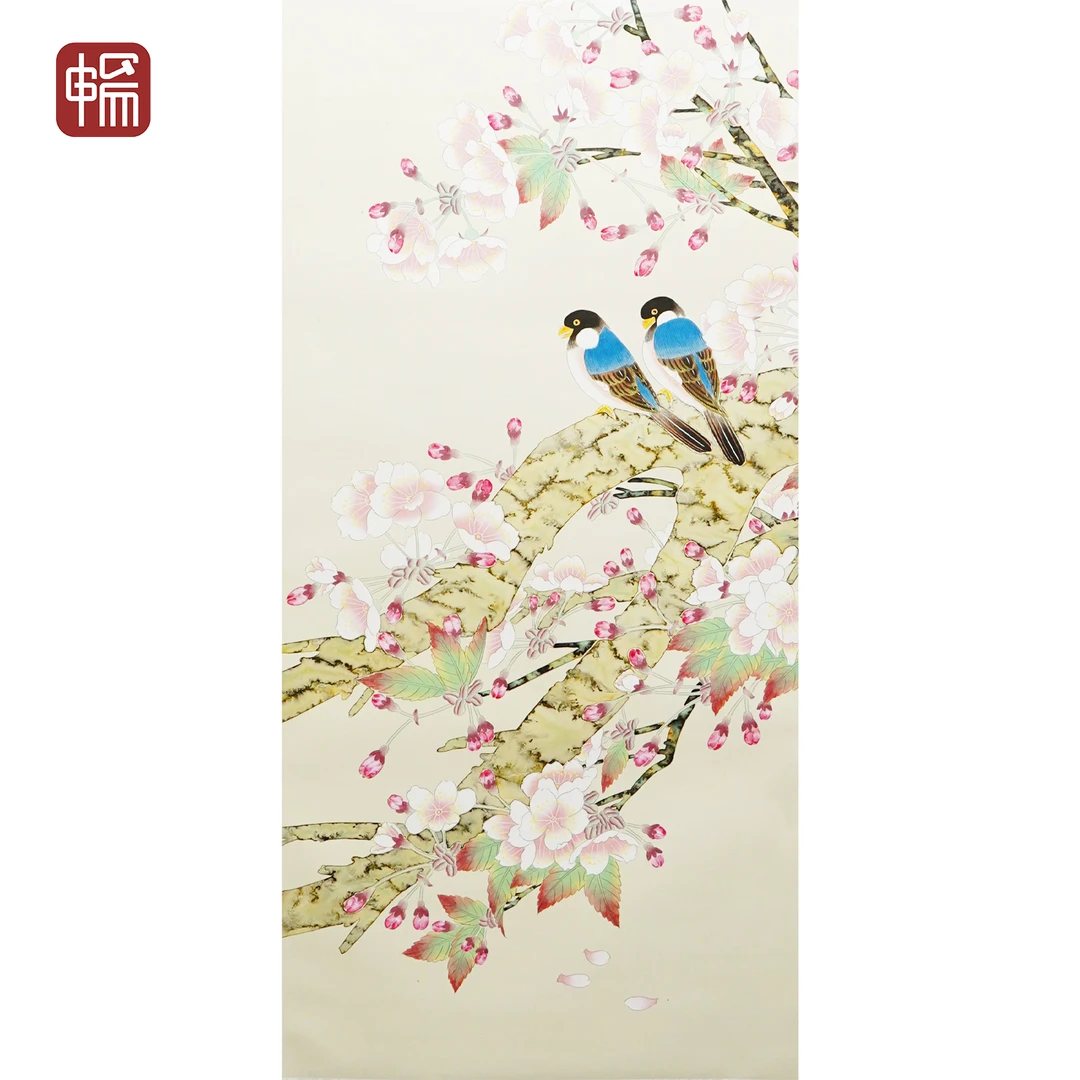 B208 当代《双栖图》98*45（3.96） 纸本立轴  FL