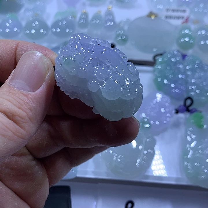 翡翠未镶嵌颈饰天然翡翠A货吊坠