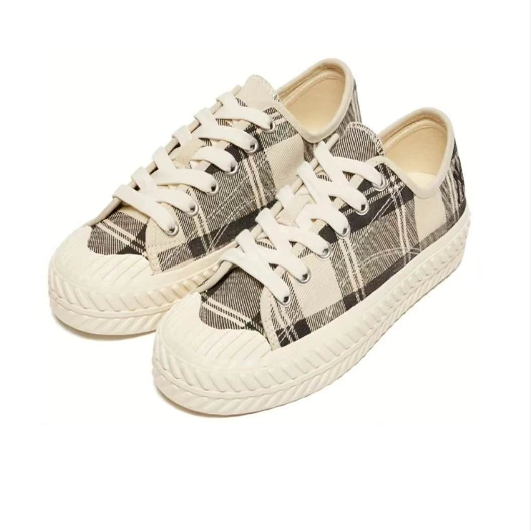 MLB 复古老花厚底水洗牛仔耐磨低帮帆布鞋断码清仓时尚C21N