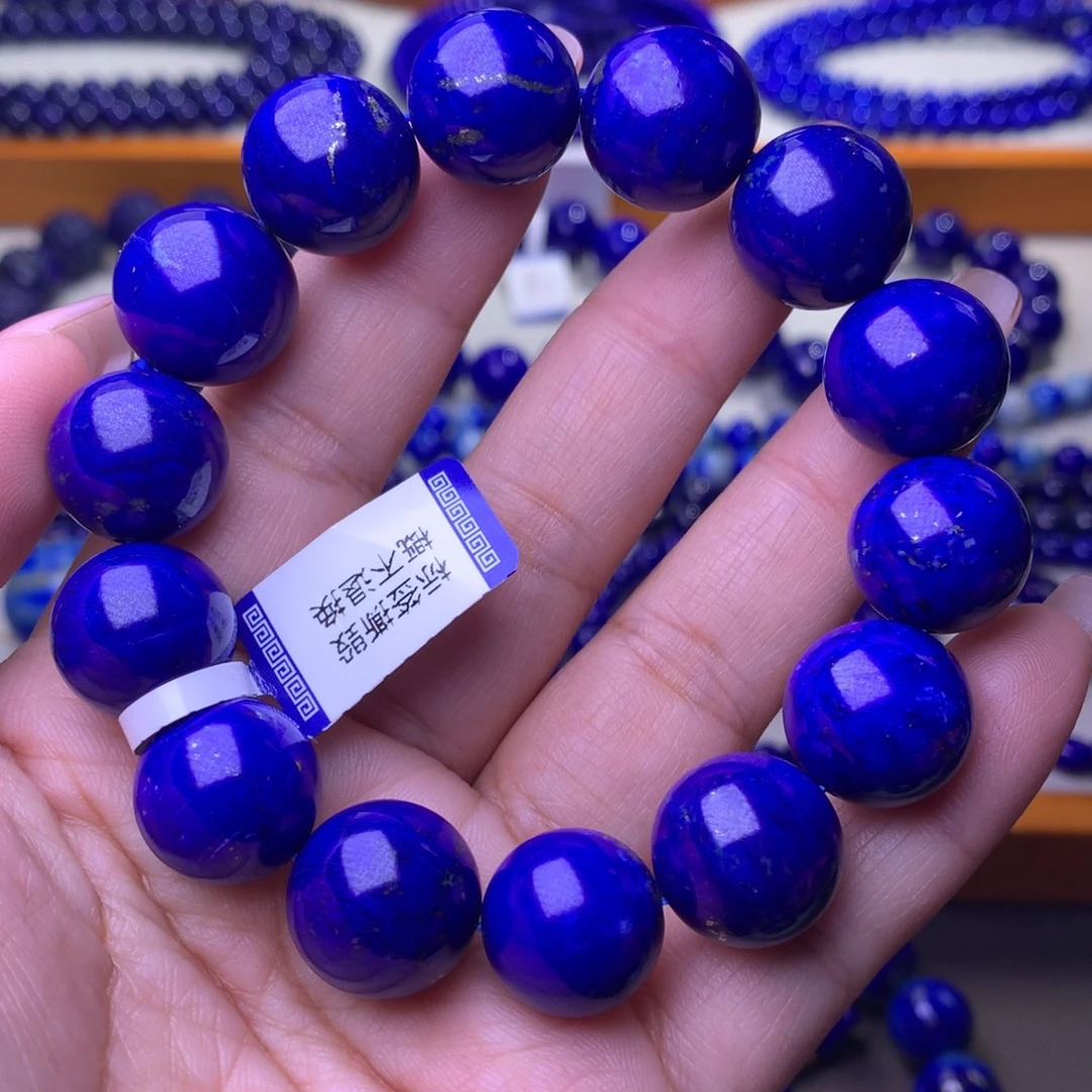 青金石未镶嵌手串15m