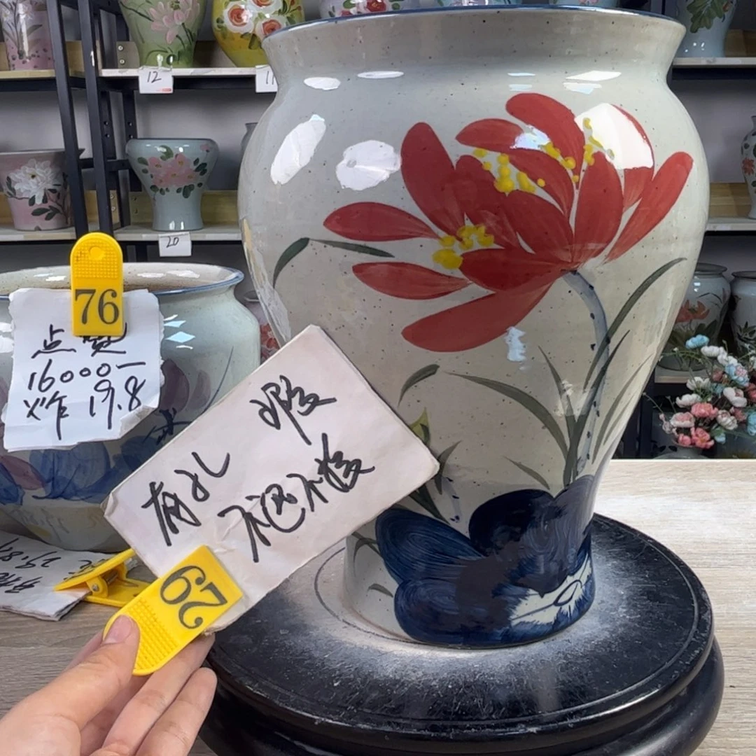 罐1tc景德镇陶瓷花盆