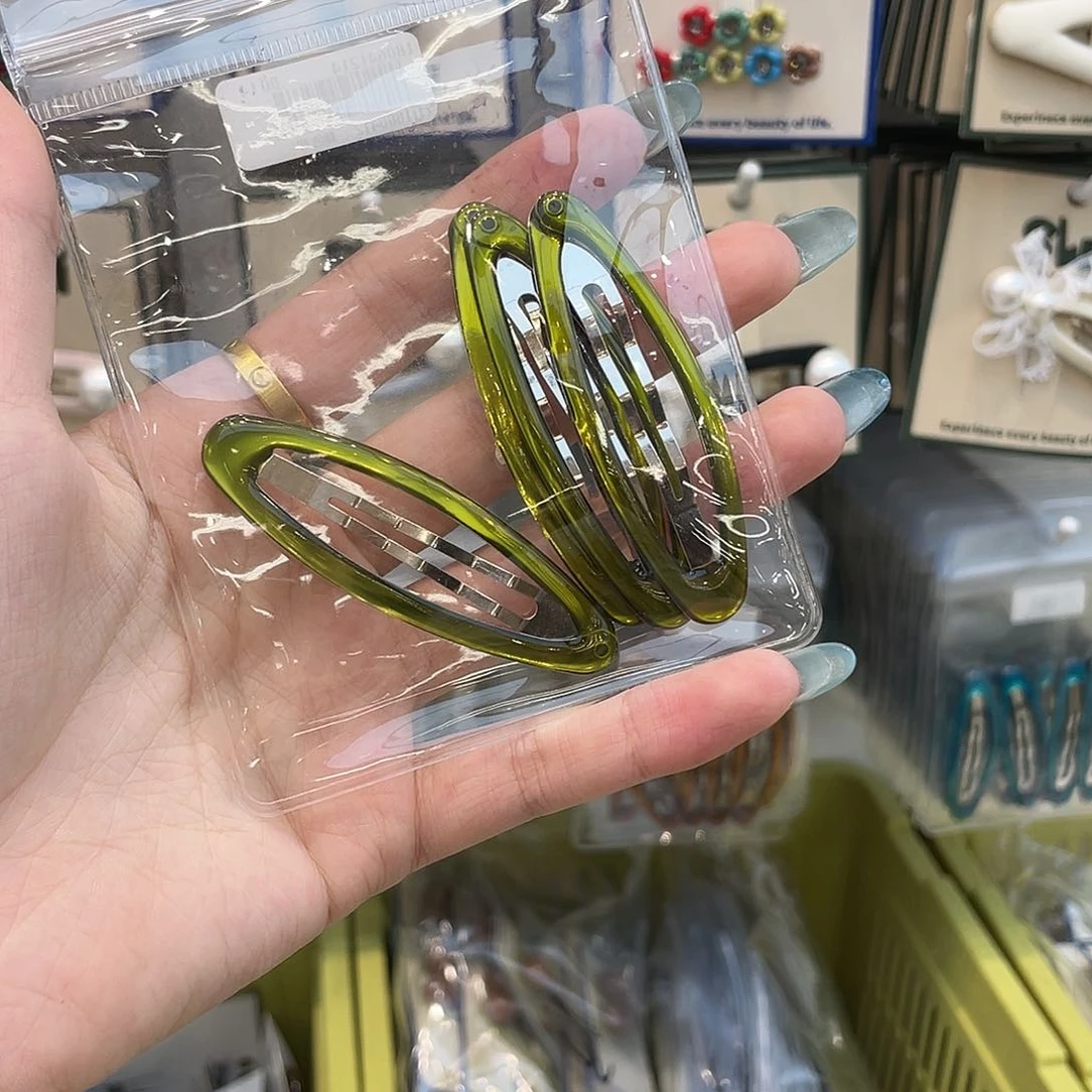 布艺非金属滴油绿色拜拜4只椭圆