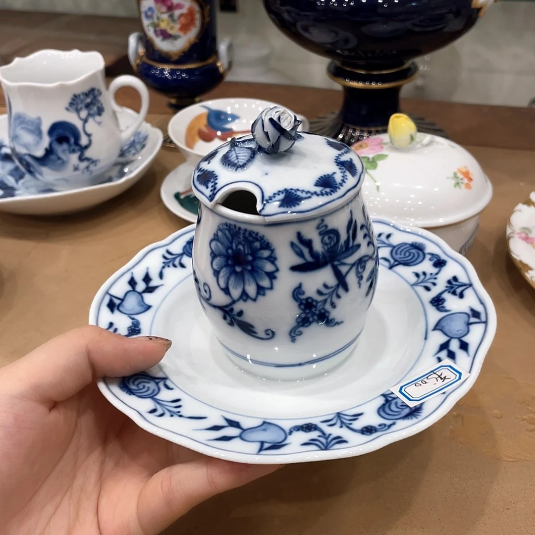 瓷片中古一等蜂蜜罐