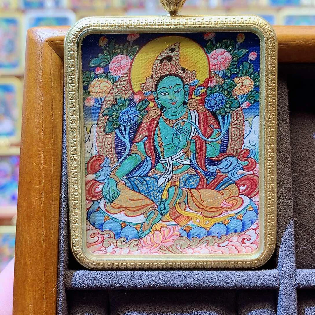 吊坠般若唐卡非遗传承