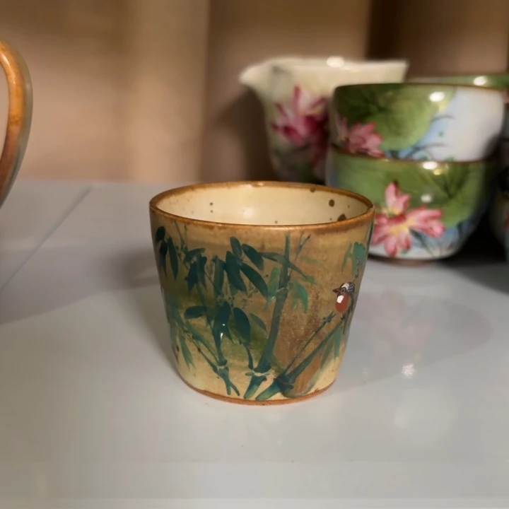 煊****柴烧纯手工手绘陶瓷