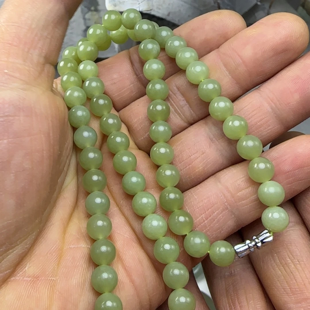 和田玉未镶嵌颈饰黄口8