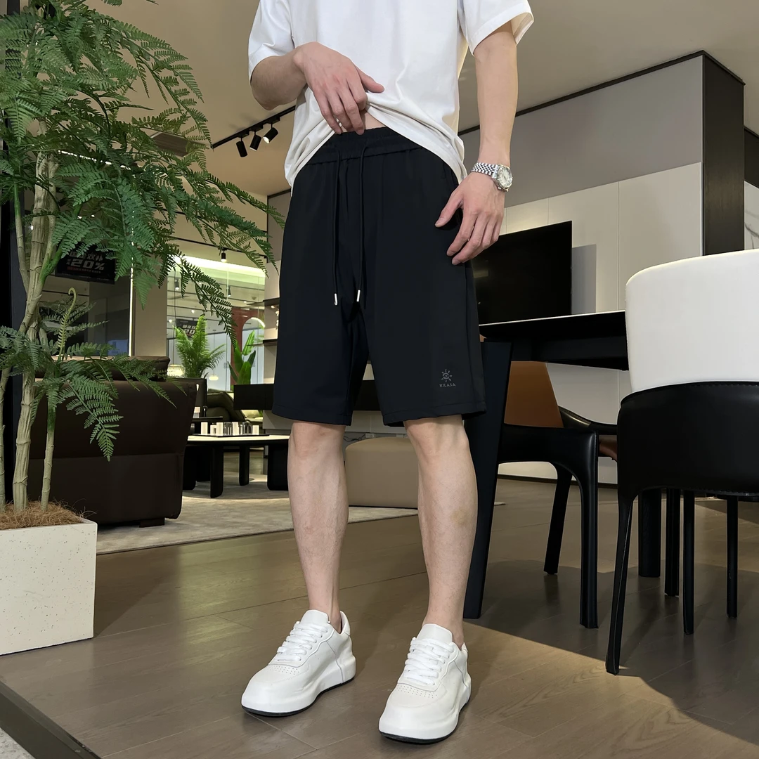 夏季户外冰丝大码运动休闲透气速干宽松弹力运动短裤百搭