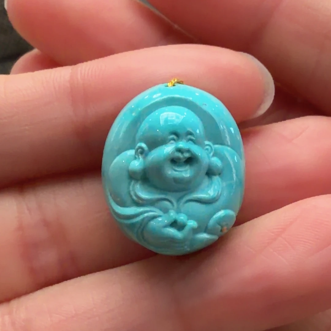 绿松石未镶嵌颈饰