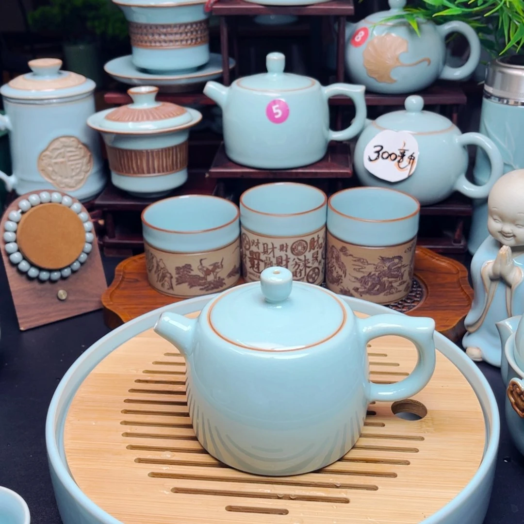 【闪购商品】原产地好品汝瓷，茶器，微瑕