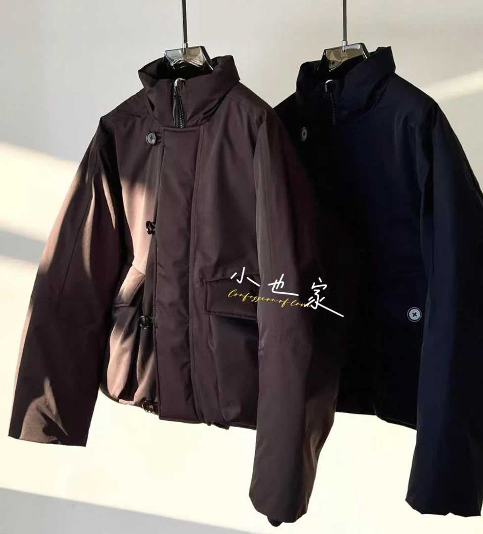 小也   白鹅绒！全身拼缝压胶！三防面料  高充绒  加厚 鹅绒服