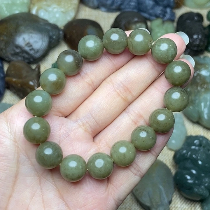 和田玉未镶嵌颈饰有包容