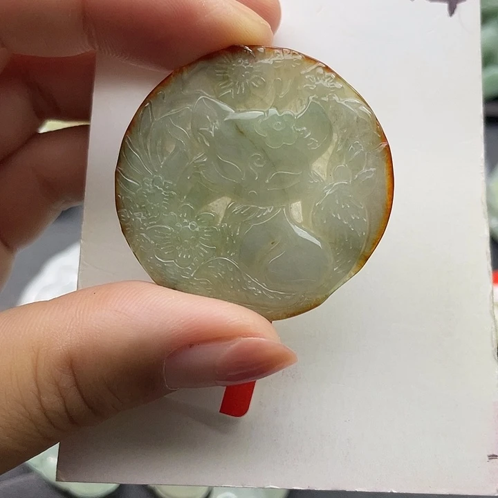 翡翠未镶嵌颈饰天然翡翠