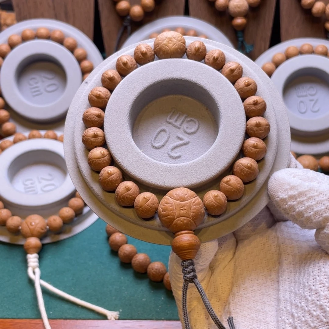 手串凤眼菩提10.6mm到11.2mm精品粉红皮矮壮