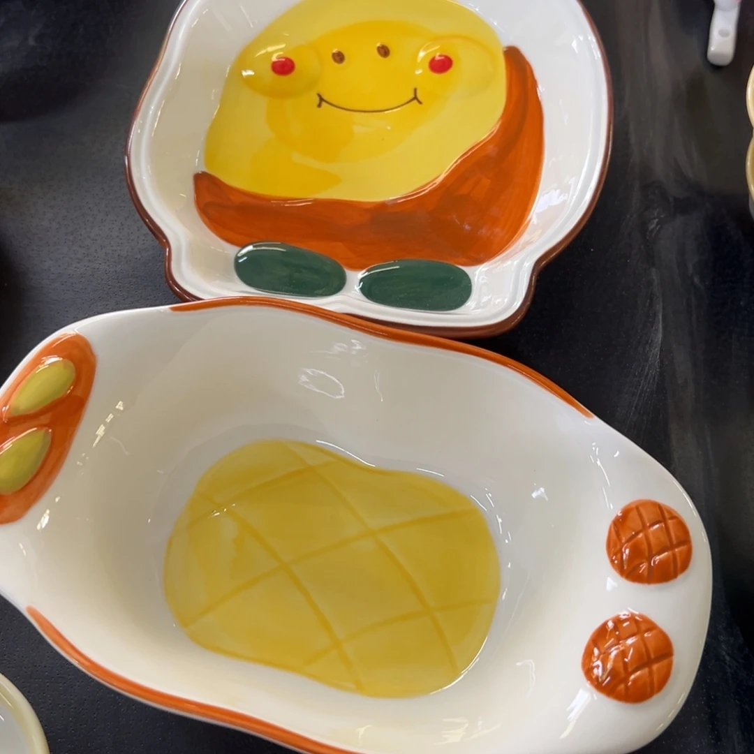 陶其他高温陶瓷釉下彩微瑕……