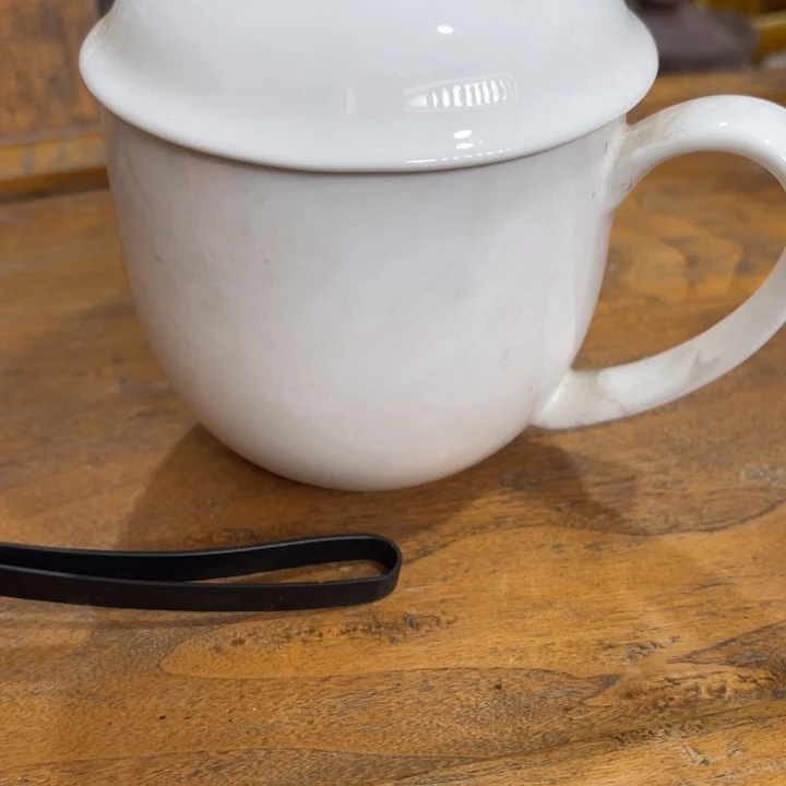 骨质瓷盖杯胖胖容量300