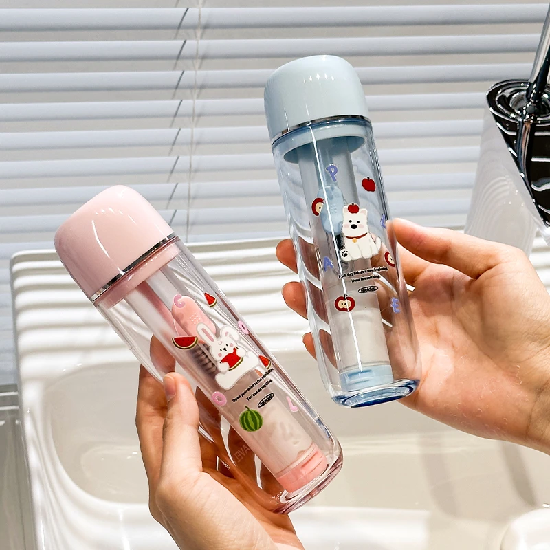 【创想家居】旅行洗漱套装牙刷牙膏便携旅游出差洗漱杯三合一漱口杯