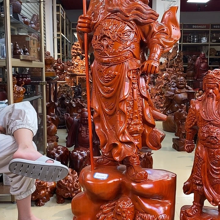 花梨木类无**师小巴花梨木关公80