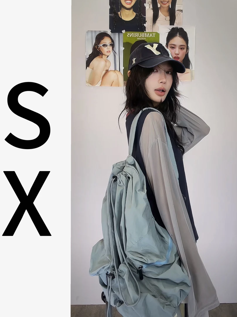 S.X 2025春夏新款休闲双肩包