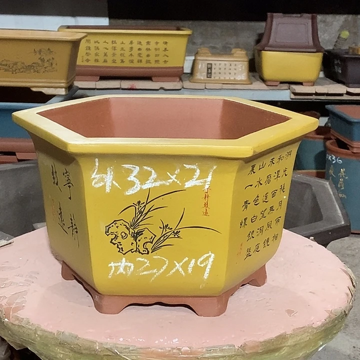 宜兴紫砂花盆花盆