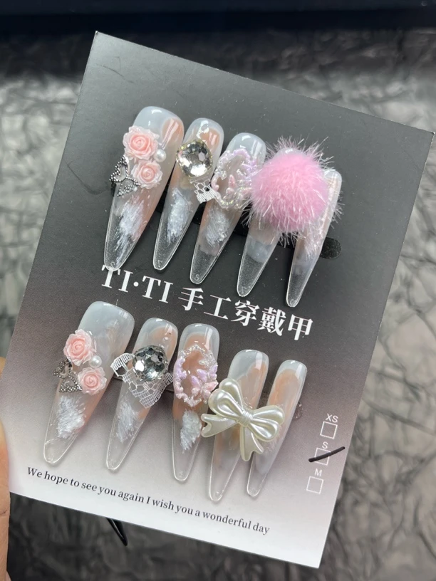 【清仓手工穿戴甲】拍下备注编号