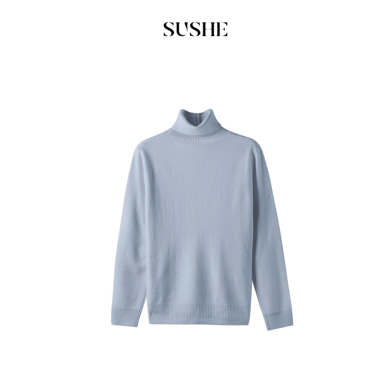 束皙SUSHE 羊毛保暖高领内搭外穿毛衣868
