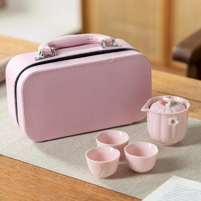 粉色旅行茶具2801
