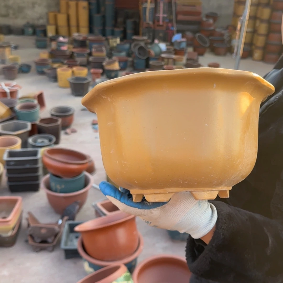 紫砂花盆瑕疵和瑕疵