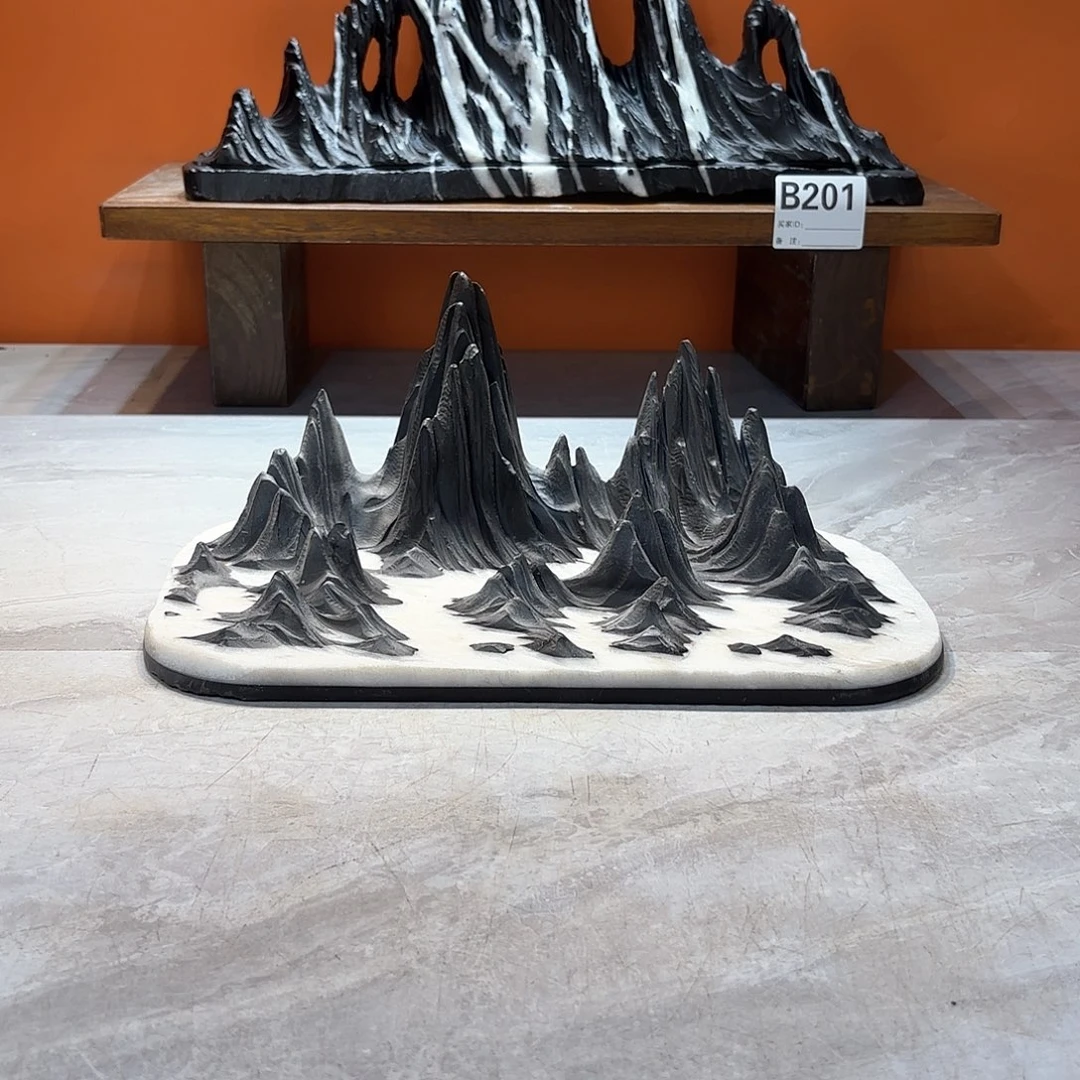 摆件落**秋灵璧石奇石摆件