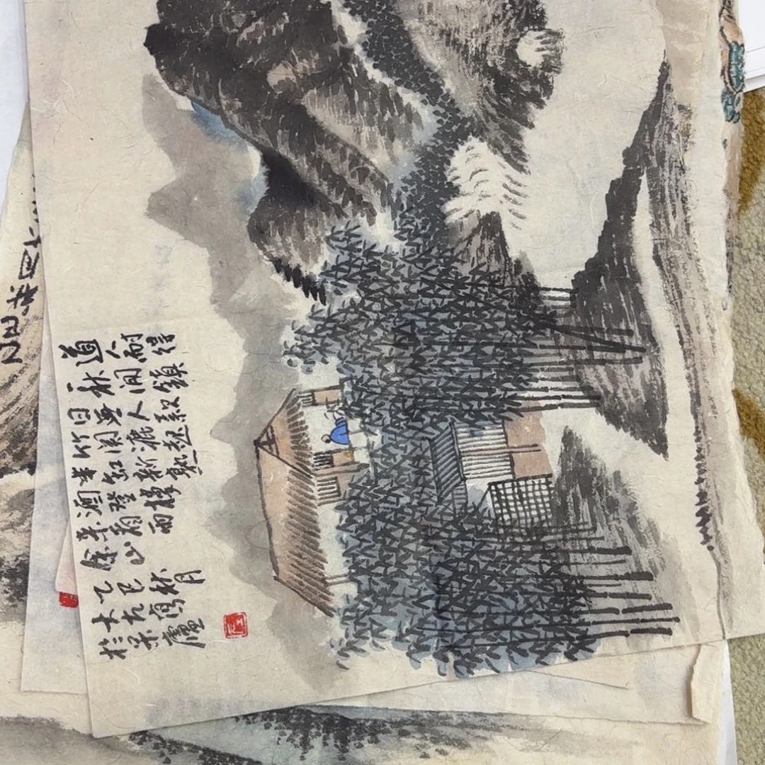 国画左庭强小品艺