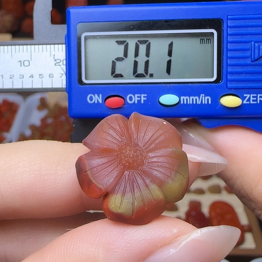 南红玛瑙未镶嵌吊坠(不含链)