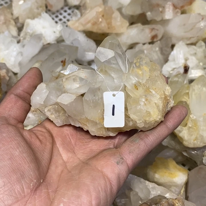水晶水晶原石摆件未镶嵌福**琴