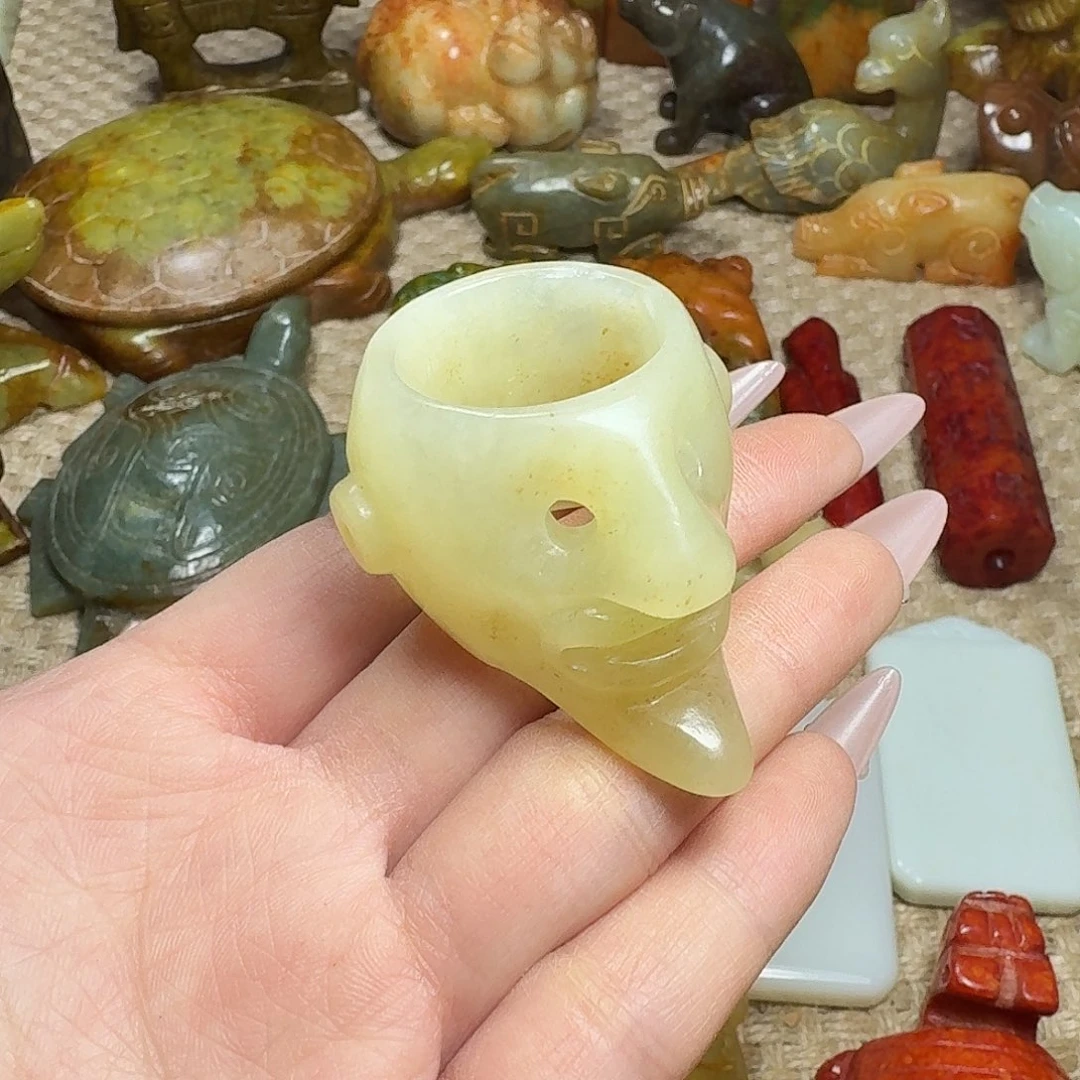 白玉菩提吊坠挂件